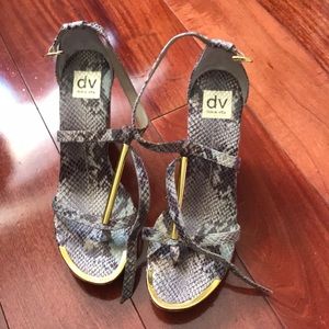 Snakeskin espadrilles